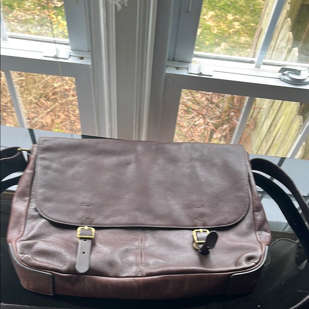 Lucky Brand Elegant Brown Leather Men's Bag